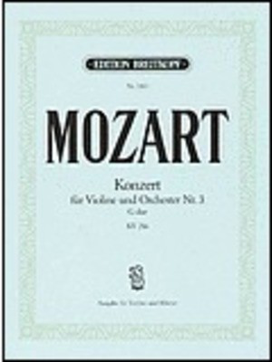 Concerto in G major K.216 - Wolfgang Amadeus Mozart - Violin Breitkopf & Hartel