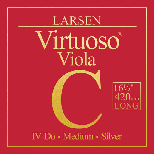 Larsen Virtuoso Viola, C (Med), Extra Long (42cm Vibrating String)