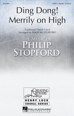 Ding Dong Merrily on High - SATB divisi Philip Stopford Hal Leonard Choral Score Octavo