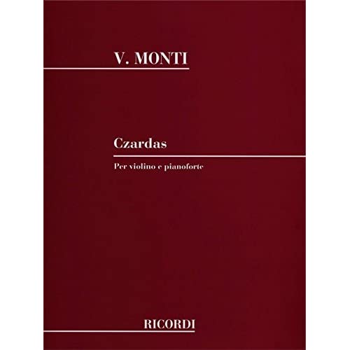 Monti - Czardas - Violin/Piano Accompaniment Ricordi NR102595/0