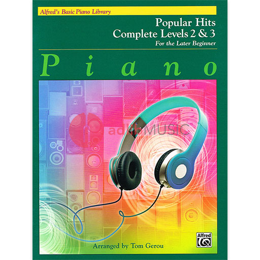 Alfred's Basic Piano Library Popular Hits Level 2/3 Complete - Piano by Various Alfred 45302