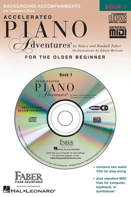 Accelerated Piano Adventures for the Older Beginner - Lesson Book 1 2-CD Set - Nancy Faber|Randall Faber