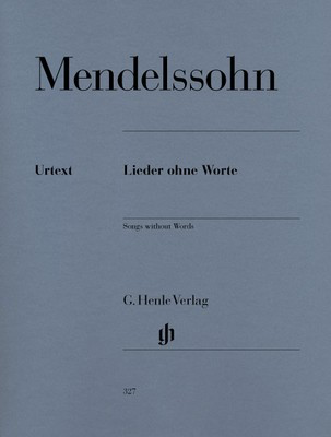 Mendelssohn - Piano Works Volume 3: Songs Without Words - Piano Solo Urtext Henle HN327