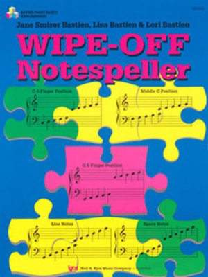 Wipe Off Notespeller - Bastien - KJOS