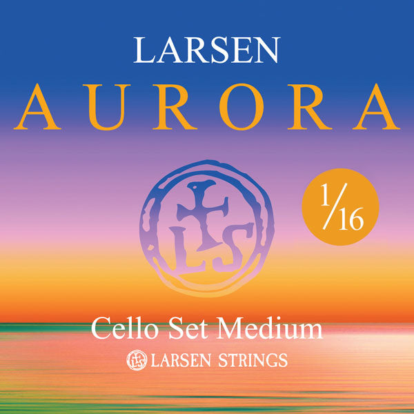 Larsen Aurora Cello String Set 1/16 Size