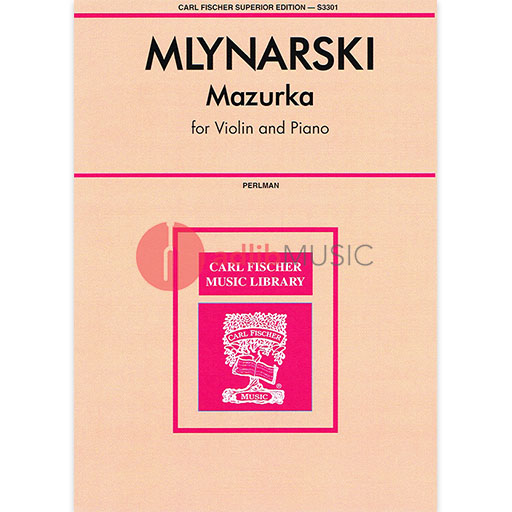 Mazurka - Emil Mlynarski - Violin Carl Fischer