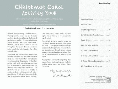 CHRISTMAS ACTIVITY BOOK PRE-READING PNO - KOWALCHYK LANCASTER - Alfred Music