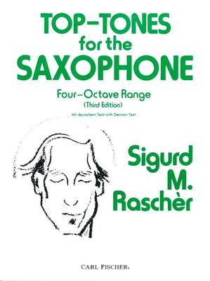 Top Tones 4-Octave Range 3rd Edition - Saxophone by Rascher Fischer O2964