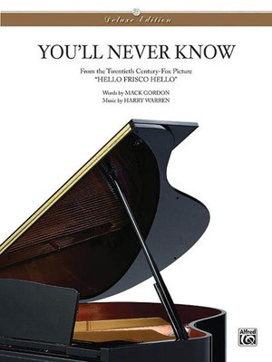 You'll Never Know - Alfred Music Piano & Vocal