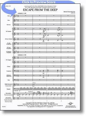 Escape from the Deep - Brian Balmages - FJH Music Company Score/Parts