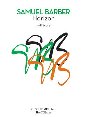 Horizon - First Edition Chamber Orchestra Full Score - Samuel Barber - G. Schirmer, Inc. Full Score Score