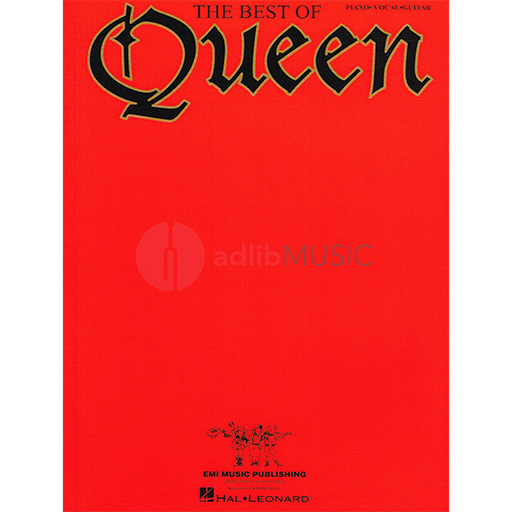 The Best of Queen - Piano/Vocal/Guitar PVG Hal Leonard 308244