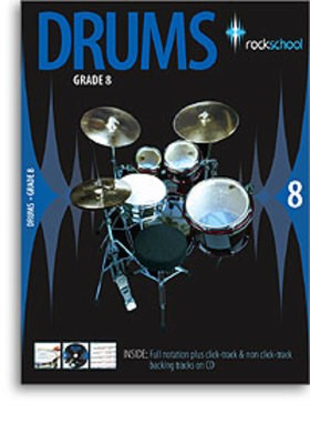 Rockschool Drums Gr 8 Bk/Cd 2006 - 2012 -