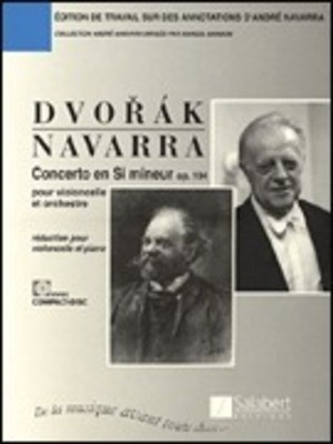 Concerto Op.104 Violoncelle-Piano Avec Cd Accomp - Antonin Dvorak - Cello Salabert Editions Cello Solo