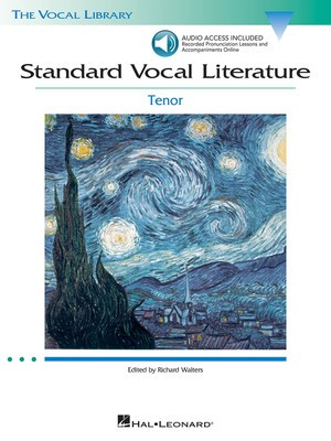 Standard Vocal Literature - Tenor - Various - Classical Vocal Tenor - Richard Walters Hal Leonard - Online Audio Access