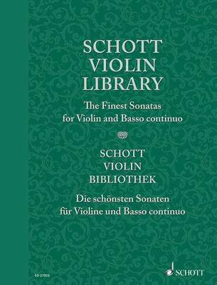 Schott Violin Library - The Finest Baroque Sonatas for Violin and Basso continuo - Various - Violin Schott Music