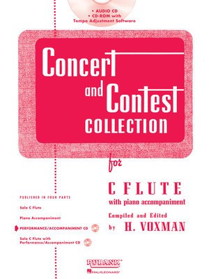 Concert and Contest Collection for C Flute - Accompaniment CD - Flute Rubank Publications CD-ROM