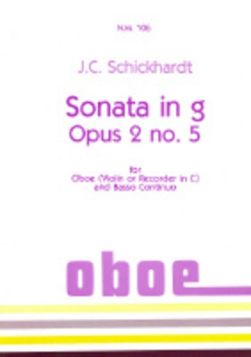 Sonata in G minor - Johann Christian Schickhardt - Oboe|Violin David Lasocki Nova Music