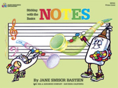 Sticking With The Basics Notes Sticker Book - Bastien - KJOS