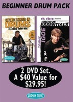 Tommy Igoe - Beginner Drum DVD Pack - Groove Essentials and Getting Started on Drums - Drums Hudson Music DVD