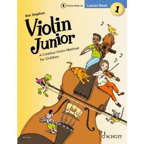 Violin Junior Lesson 1 Book/Online Audio