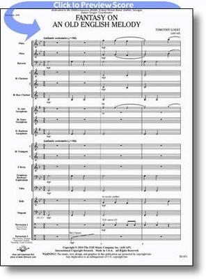 Fantasy on an Old English Melody - Timothy Loest - FJH Music Company Score/Parts