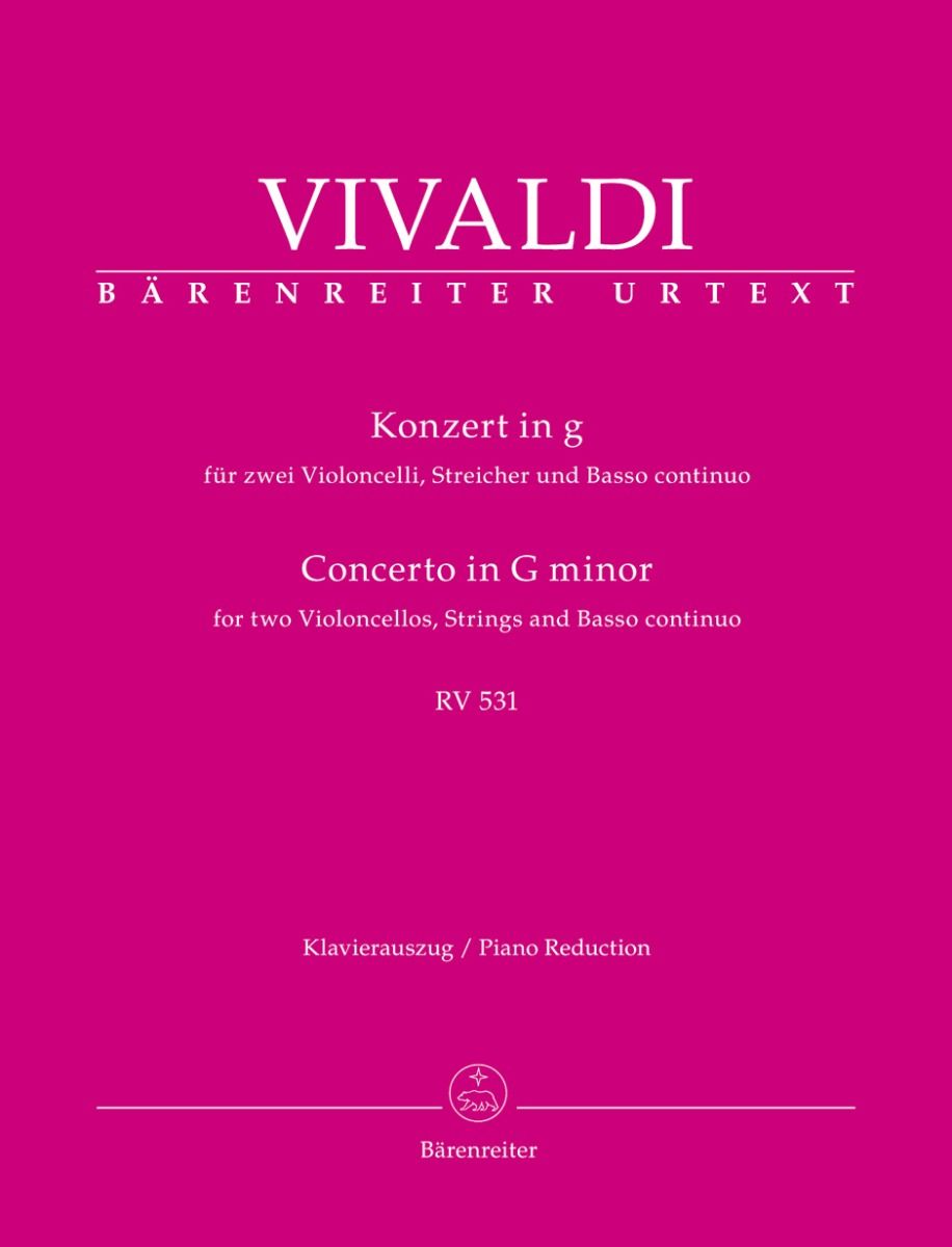 Concerto G minor RV 531 2 Vc/Pno