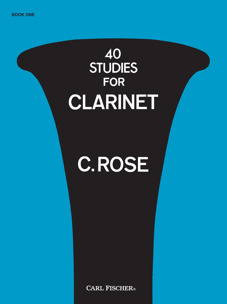 Rose - 40 Studies for Clarinet Book 1 - Clarinet Solo Fischer O437