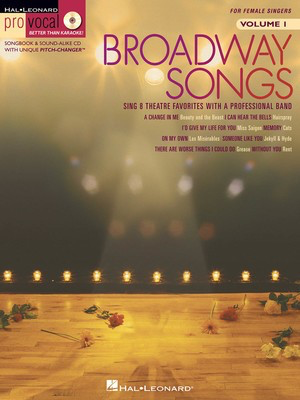 Broadway Songs - Pro Vocal Women's Edition Volume 1 - Various - Vocal Hal Leonard /CD