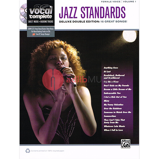 Female Voice Jazz Standards Book 2 - Vocal/CD Alfred Music 37291