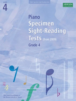 ABRSM Piano Specimen Sight-Reading Tests Grade 4 - Piano Solo ABRSM 9781860969089