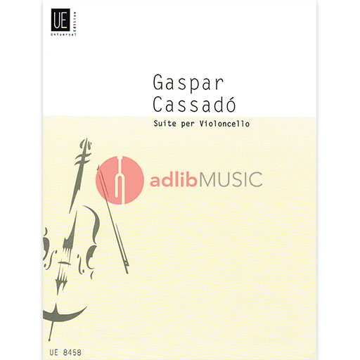 Cassado - Suite for Cello Universal UE8458