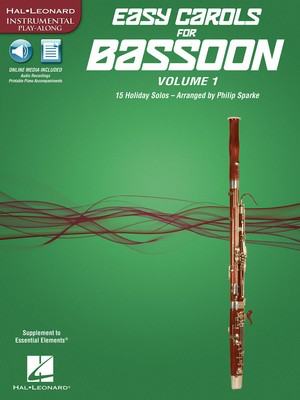 Easy Carols for Bassoon, Vol. 1 - 15 Holiday Solos - Various - Bassoon Philip Sparke Hal Leonard Sftcvr/Online Audio