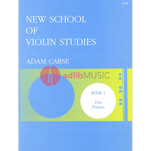 Carse - New School of Violin Studies Book 2 - Violin Stainer & Bell 5642B