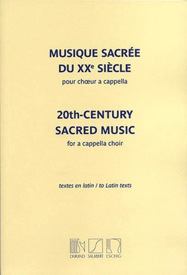 20th-Century Sacred Music - pour choeur a cappella - Various - SATB Durand Editions Musicales Choral Score