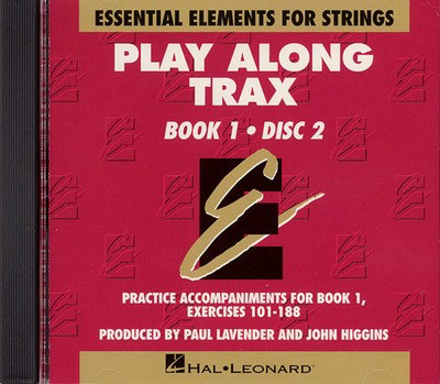 Essential Elements for Strings Play-Along Trax - Book 1, Disc 2 - John Higgins|Paul Lavender Hal Leonard Accompaniment CD CD