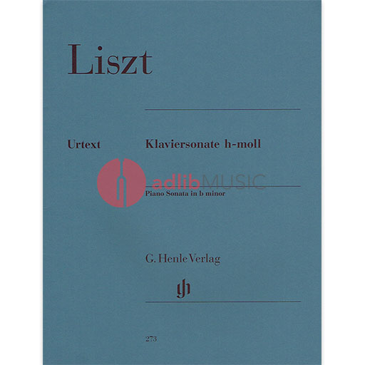 Sonata b minor - Franz Liszt - Piano G. Henle Verlag Piano Solo - Out Of Print