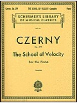 Czerny - School of Velocity Op299 - Piano Solo Schirmer 50253140