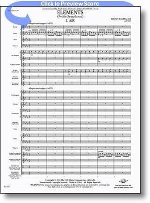 Elements (Petite Symphony) - Brian Balmages - FJH Music Company Score/Parts