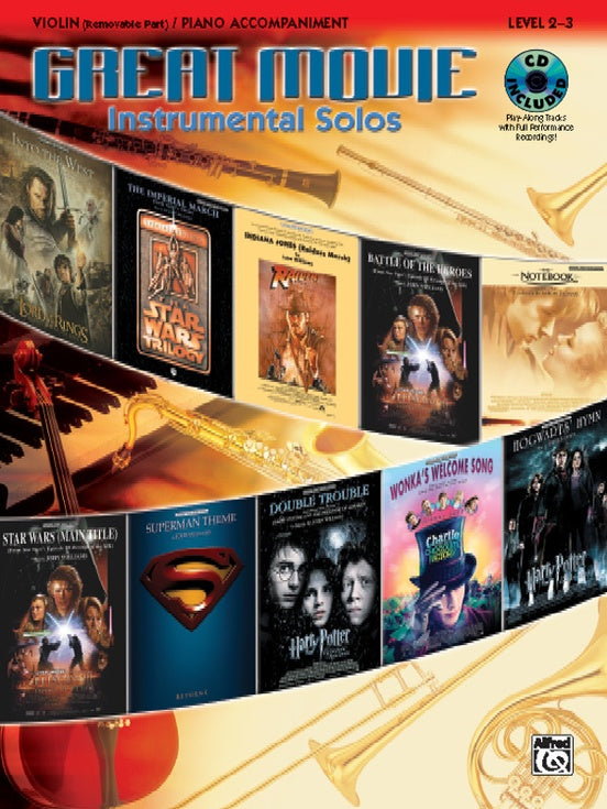 Great Movie Solos - Violin/CD/Piano Accompaniment Alfred 26246