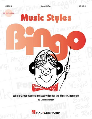 Music Styles Bingo - Cheryl Lavender - Hal Leonard Softcover/CD