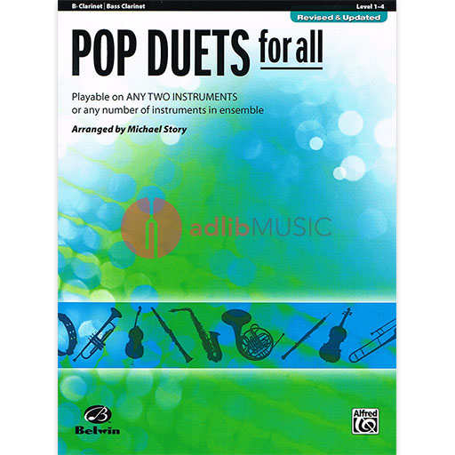 Pop Duets for All - Clarinet Duet arranged by Story Alfred 30687