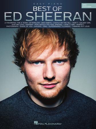 Best of Ed Sheeran - 3rd Edition - Easy Piano Solo Hal Leonard 1052267