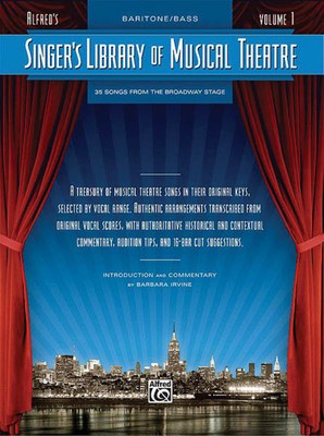 Singer's Library of Musical Theatre - Vol. 1 - Baritone Book Only - Various - Vocal Baritone|Bass Hal Leonard Piano & Vocal