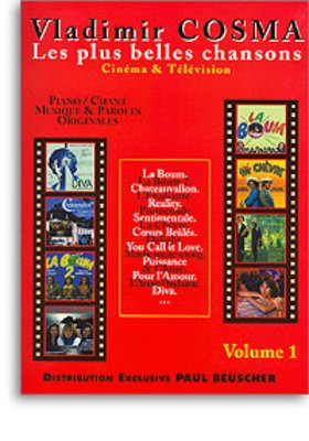 Songs from Cinema and TV Book 1 - Vladimir Cosma - Vocal Paul Beuscher Piano & Vocal