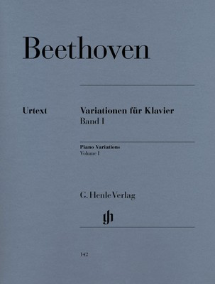 Variations for Piano, Volume I - Ludwig van Beethoven - Piano G. Henle Verlag Piano Solo