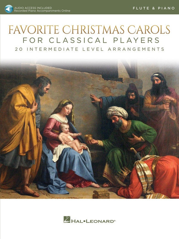 Favorite Christmas Carols for Classical Players - Flute/Audio Access Online Hal Leonard 278405