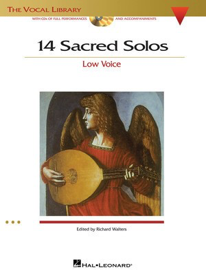 14 Sacred Solos - The Vocal Library - Low Voice - Various - Classical Vocal Low Voice Hal Leonard /CD