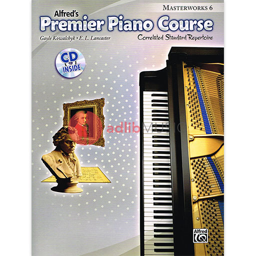 Premier Piano Course Masterworks 6 Bk/CD - Various - Alfred Music