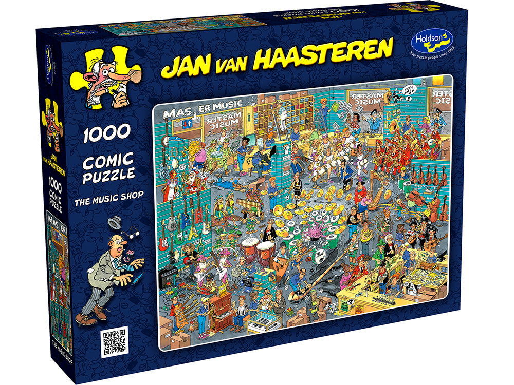 The Music Shop 1000pc puzzle by Jan van Haasteren